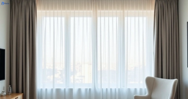 Freshly steam cleaned curtains in montmorency-vic QLD